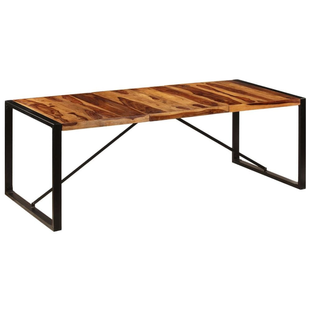 Petromila vidaXL Jedálenský stôl zo sheeshamového dreva 220x100x75 cm